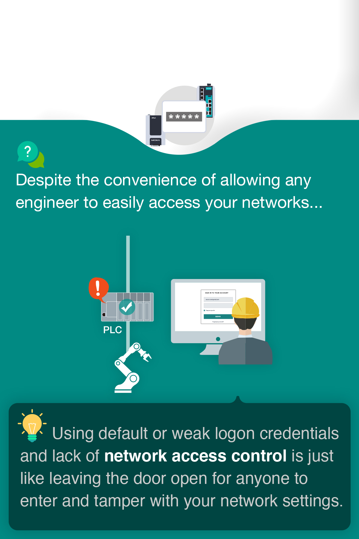 Uncontrolled Access on OT Networks and Devices